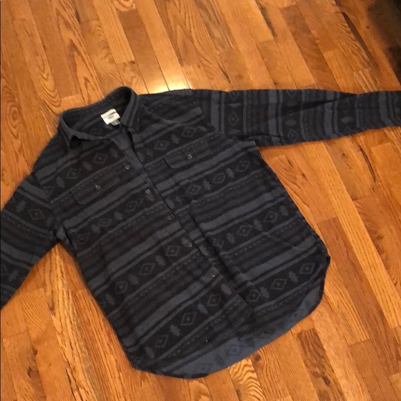 Old Navy Tribal Design Button Down Shirt - Picture 1 of 3